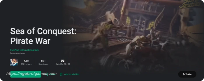 sea of conquest pirate war - game bajak laut android